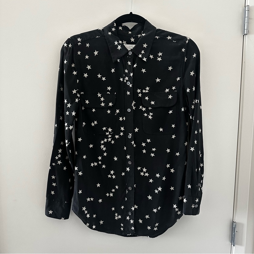 Equipment Silk Shirt with Stars